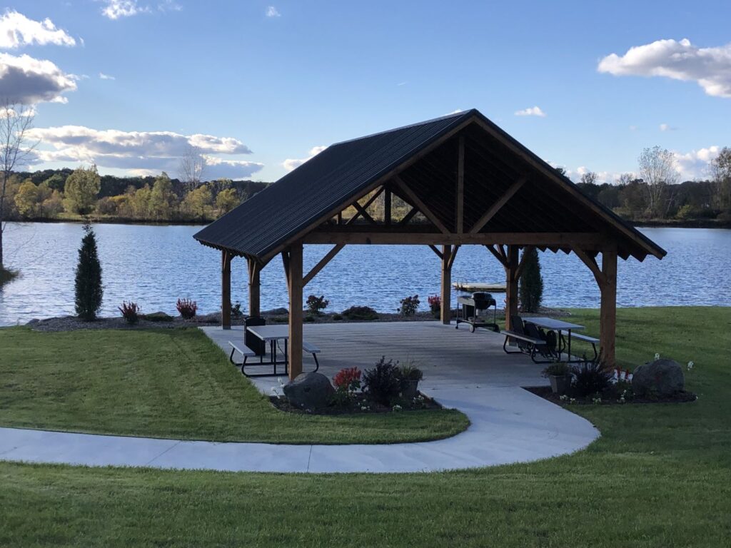 The Clark's Lakeside Wedding and Event Venue in Homer, Michigan