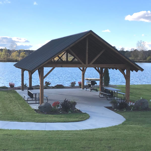 The Clark's Lakeside Wedding and Event Venue in Homer, Michigan